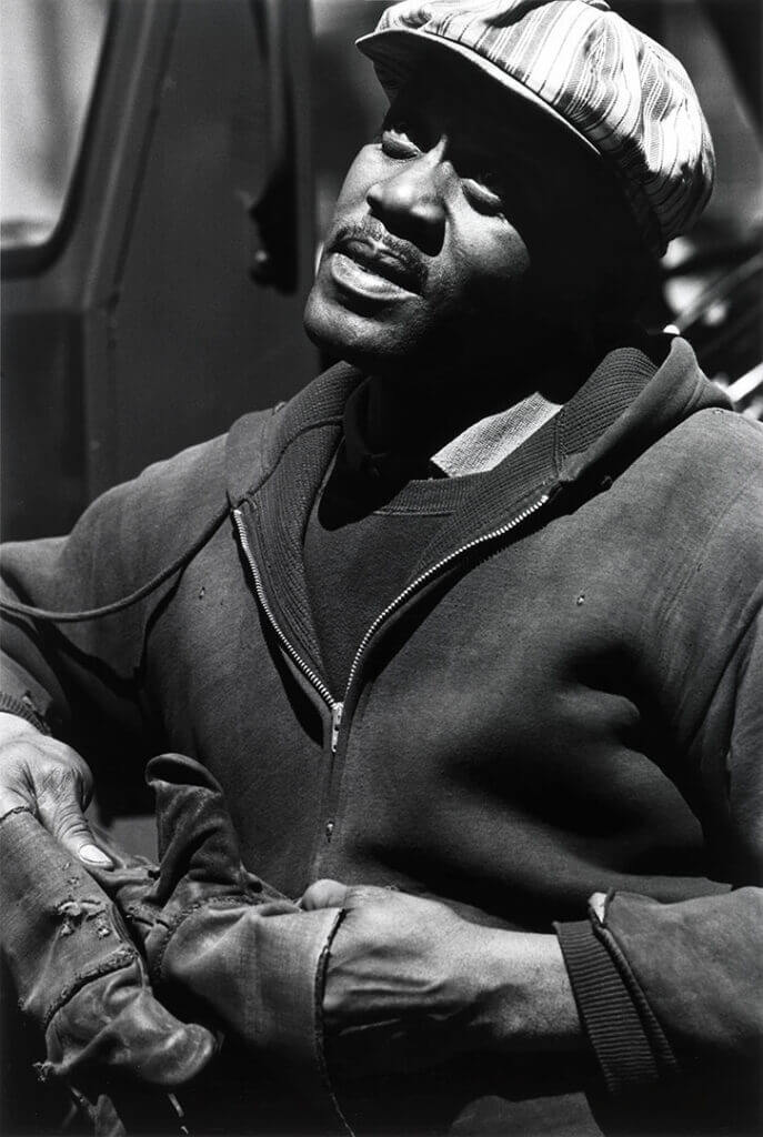 Louis Stettner, Pneumatic Drill Operator, Broadway, New York (1974)