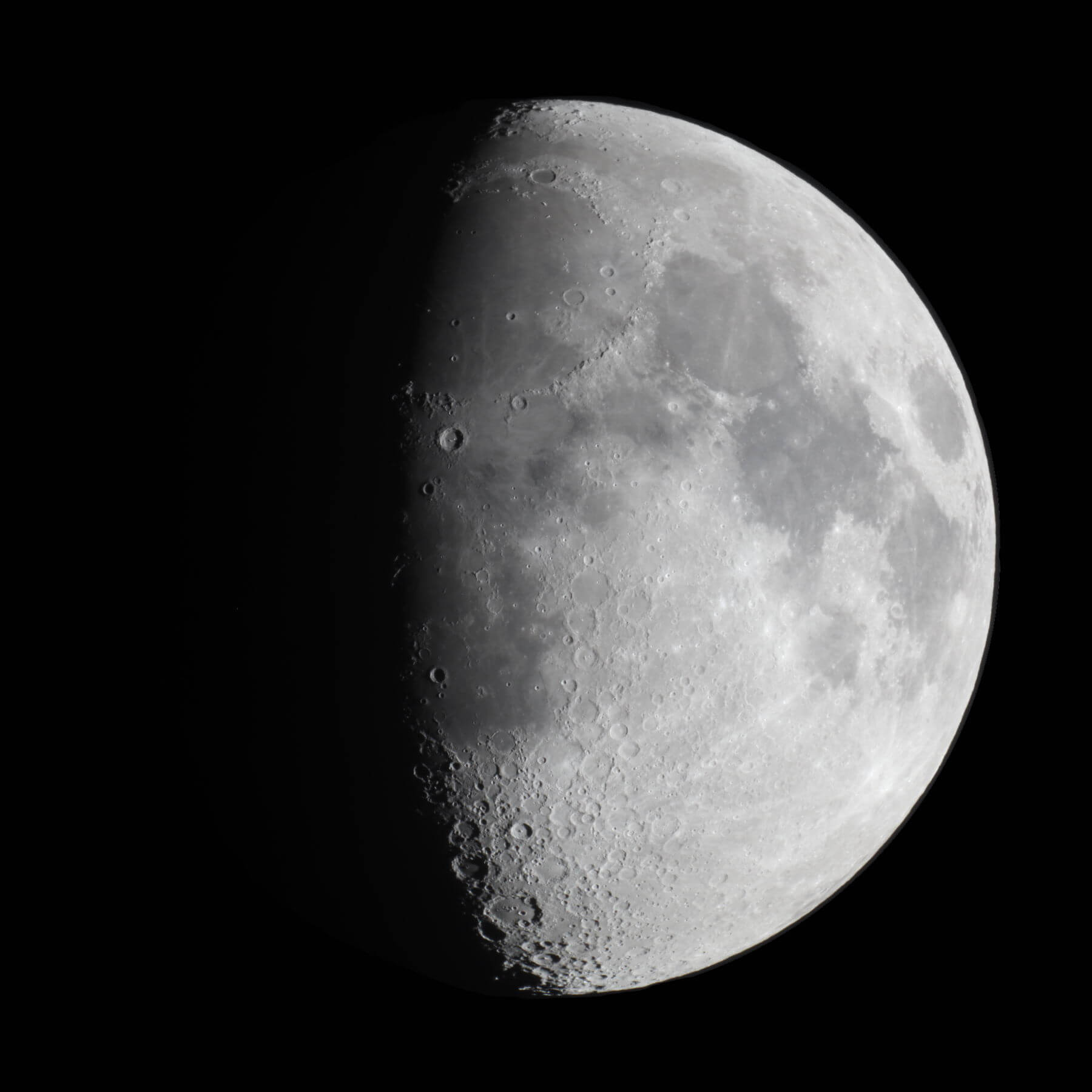 Waxing gibbous Moon, 64% illumination