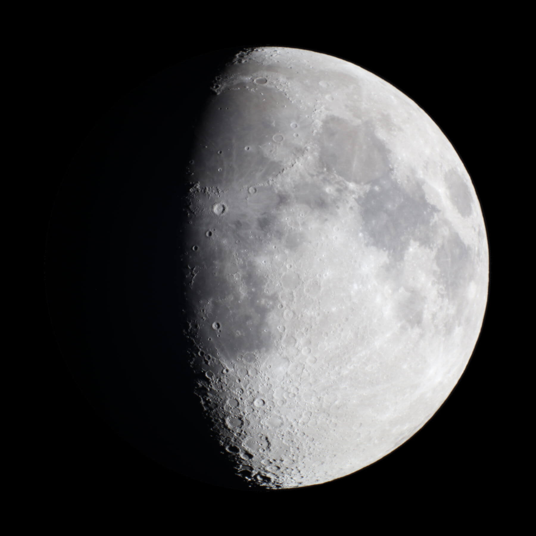 Waxing gibbous Moon, 67% illumination