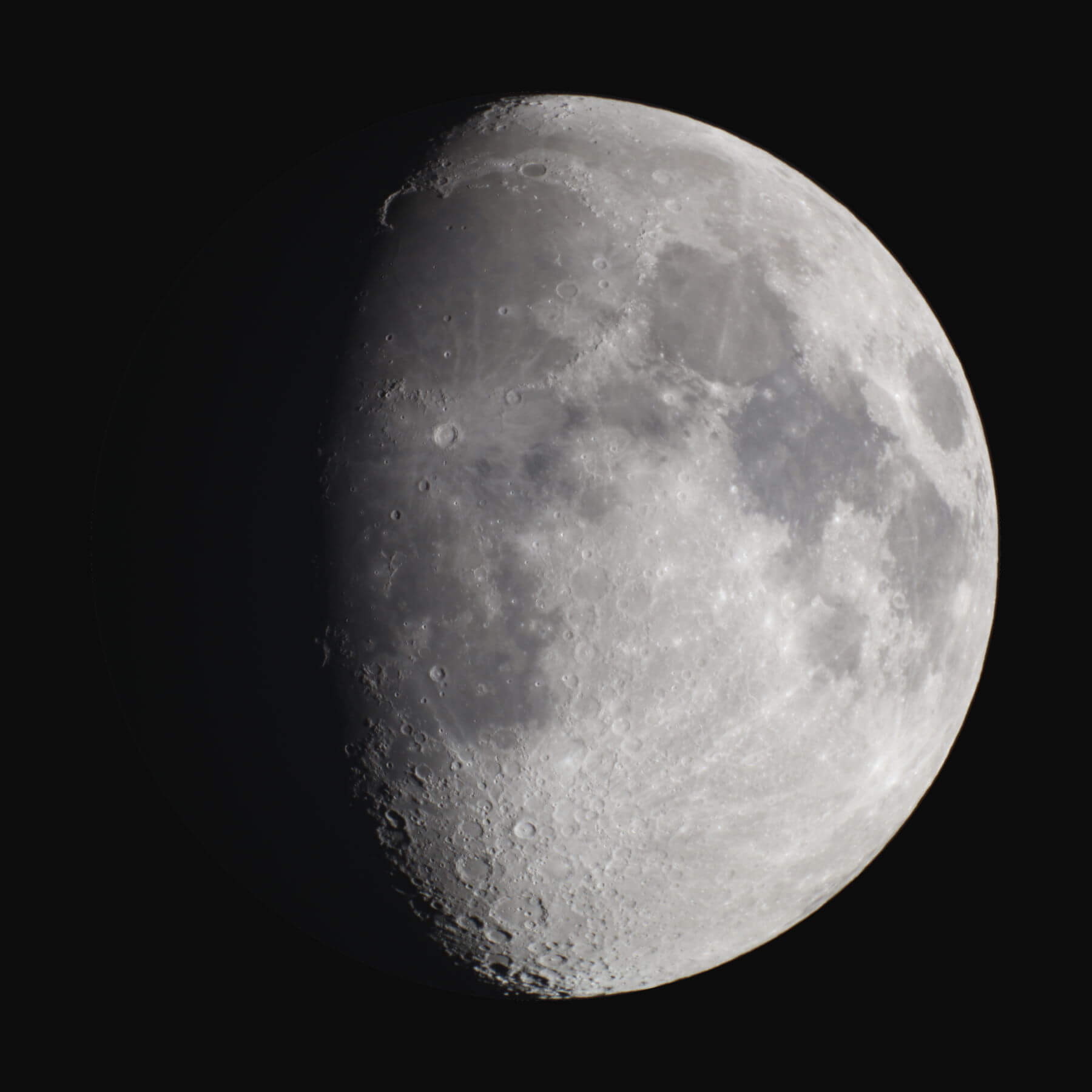Waxing gibbous Moon, 73% illumination