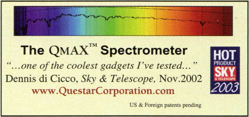 Questar advertisement, <em>Sky and Telescope</em>, February 2003