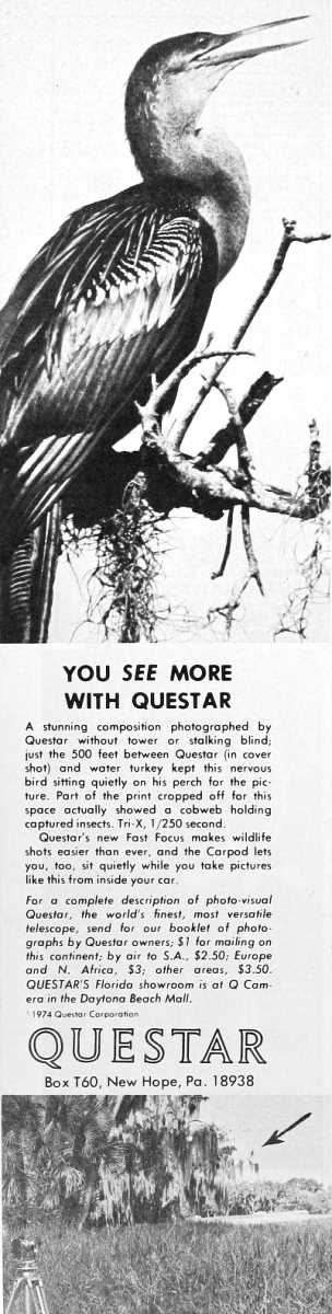 Questar advertisement, <em>Natural History</em>, June-July 1974