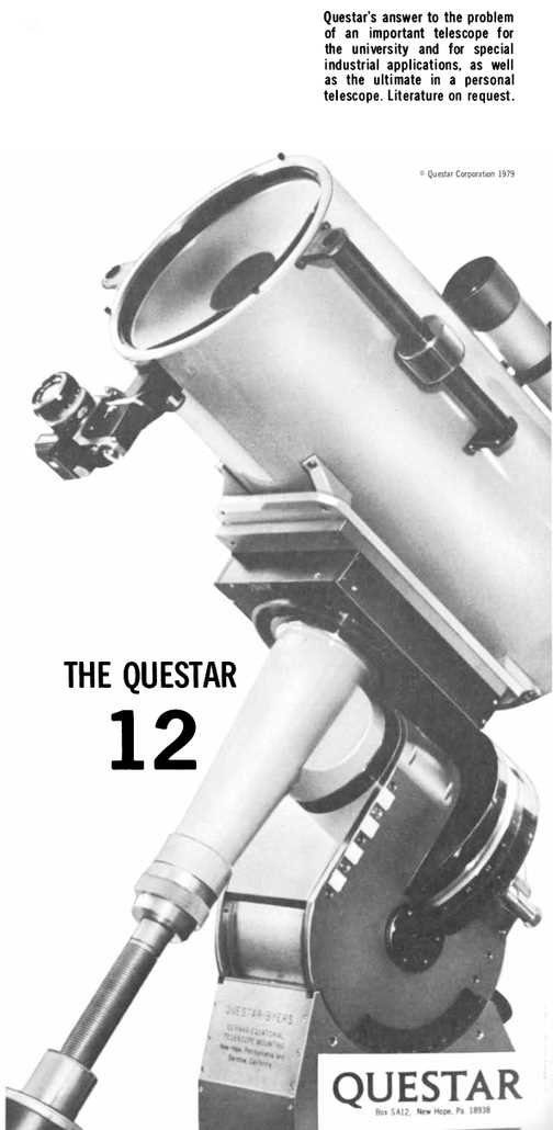 Questar advertisement, <em>Scientific American</em>, February 1980