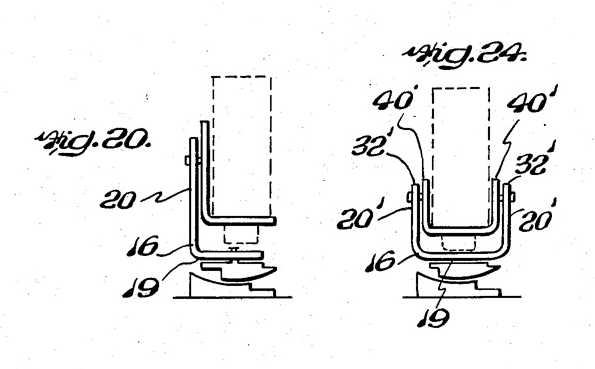 Figures 20 and 24 from U.S. Patent #2,649,791