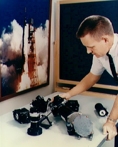 Optical and photographic equipment used onboard the Gemini 5 spacecraft