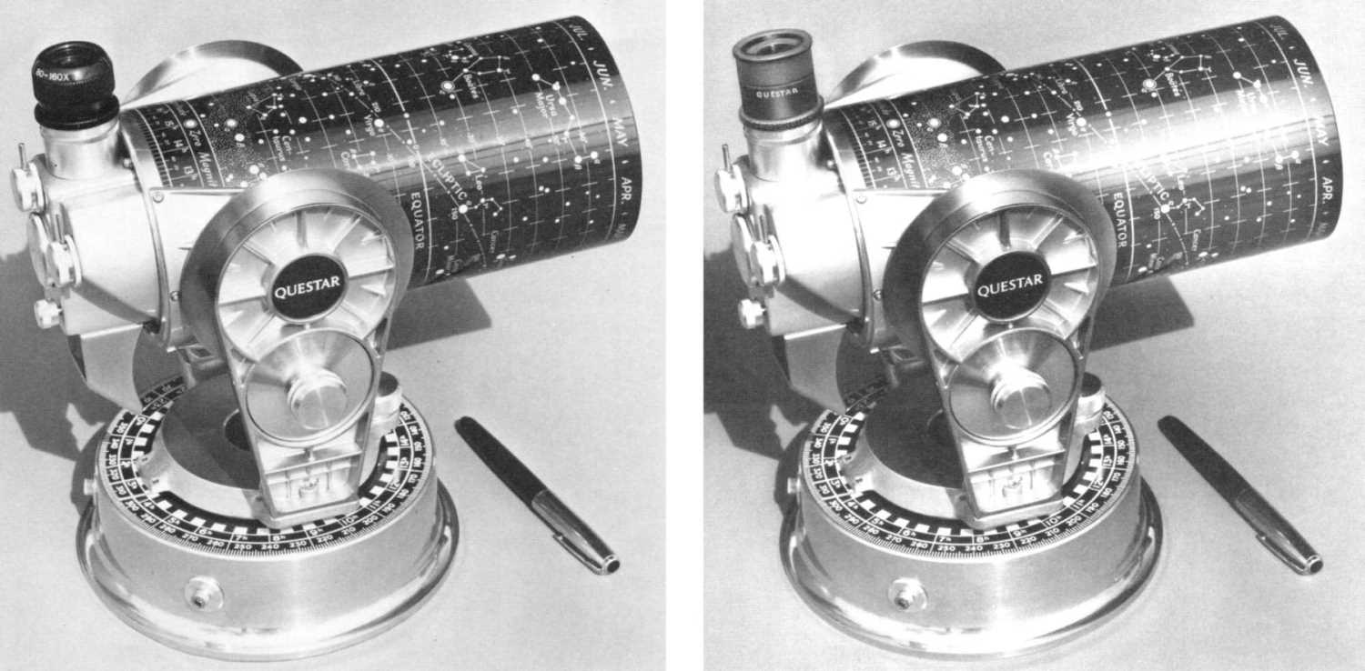 Old and new Questar eyepieces