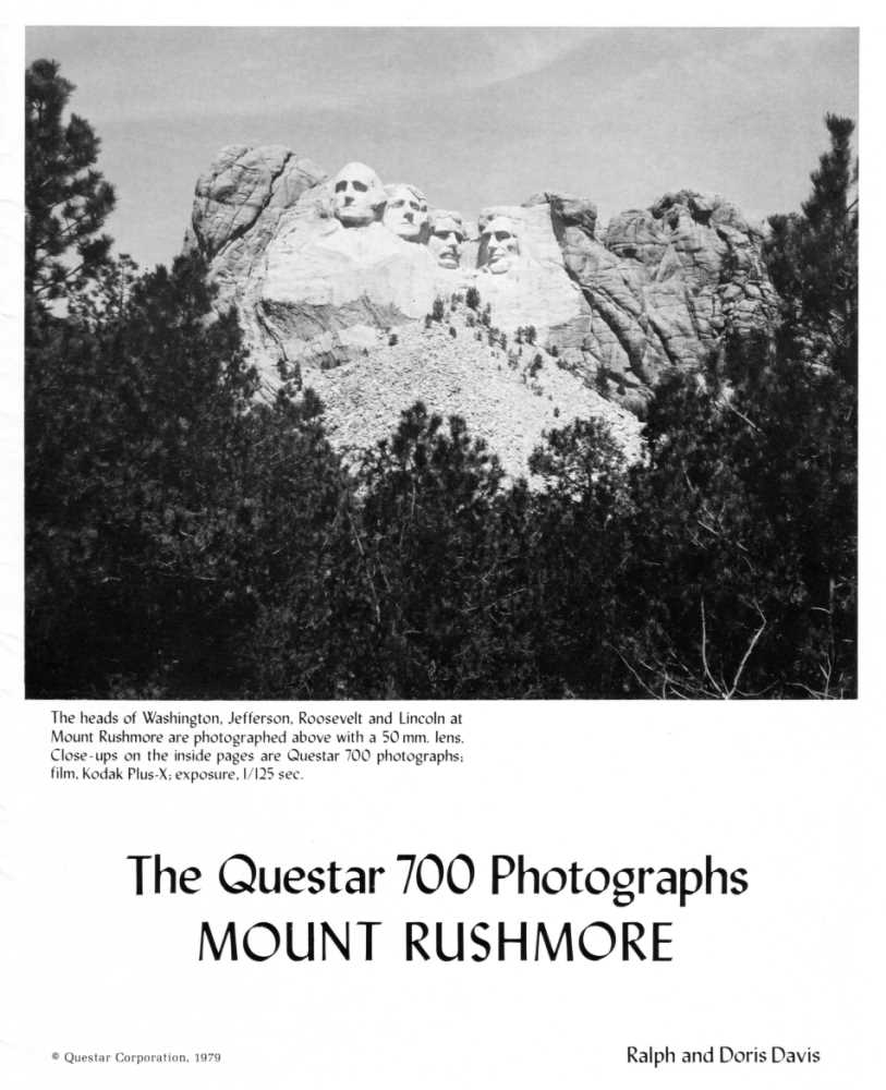 Promotional pictorial of Mount Rushmore