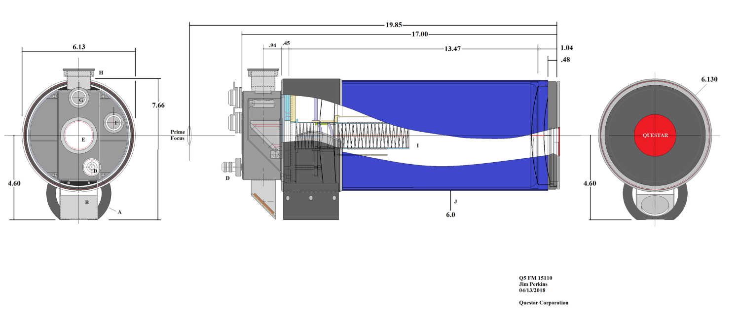 Schematic drawing for the Questar 5
