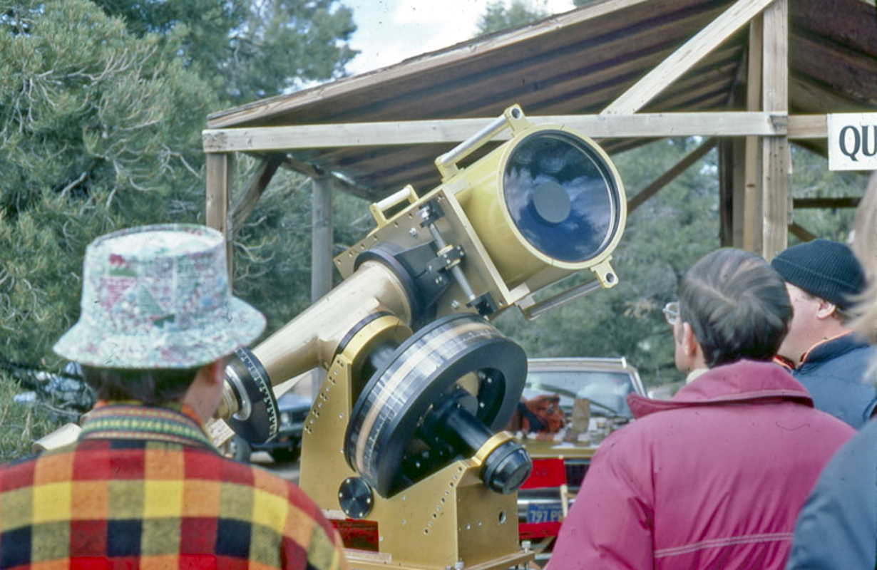 Attendees of the Riverside Telescope Makers Conference (RTMC) had an opportunity to examine a Questar 12 on a Byers Mount around the early 1980s