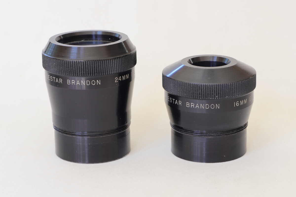 Early Questar Brandon eyepieces