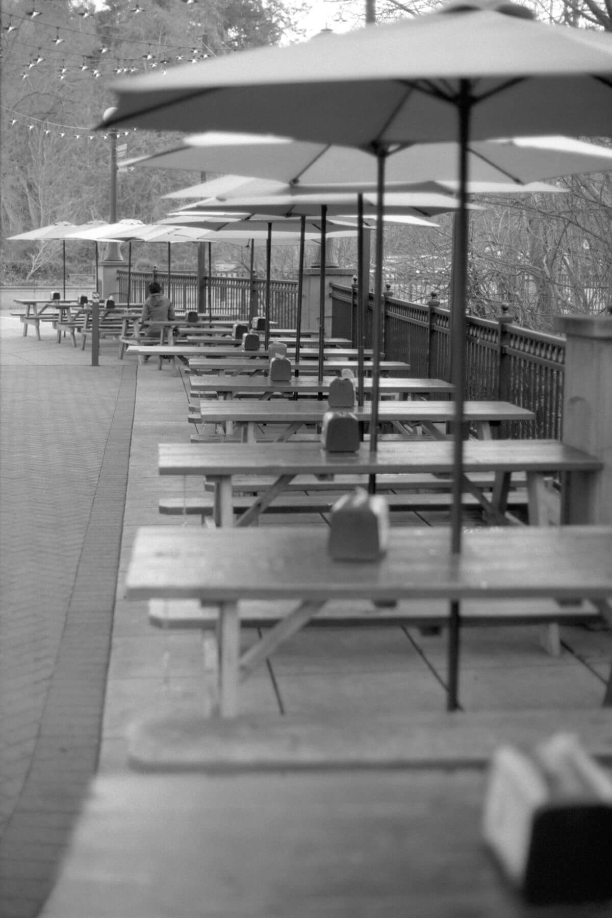 Picnic tables