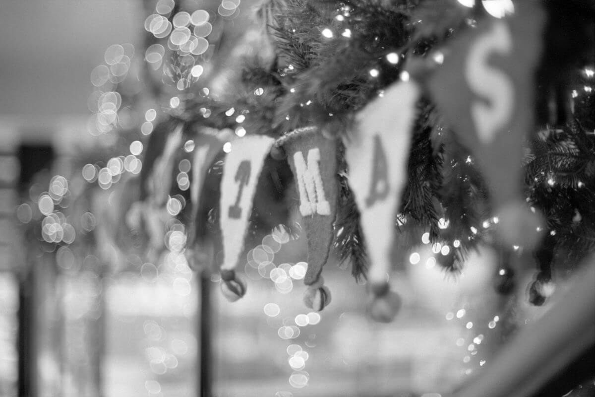 Christmas display in a local store